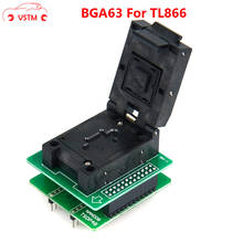 Адаптер BGA63 лучшего качества с базовым корпусом TSOP48 BGA63 1,8 в, только для программатора вспышки NAND TL866II PLUS 2024 - купить недорого