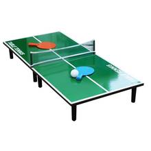 Мини настольный теннис набор складной деревянный стол для пинг понга с 2 ракетами Мяч Портативный Настольная игра для дома детская игрушка 2024 - купить недорого