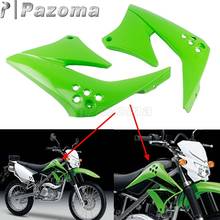 Capa lateral para motocross cor verde para kawasaki klx 150, cobertura para depósito de combustível, motocicleta, dirt bike, motocross 2024 - compre barato