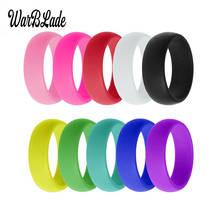 10pcs/set 6-12 Size Food Grade FDA Silicone Ring 8mm Hypoallergenic Crossfit Flexible Rubber Finger Rings For Women Wedding Gift 2024 - buy cheap