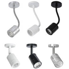 3W 5W LED Wall Lamp Flexible Home Hotel Bedside Reading Wall Light Silver Black White Aluminum LED Bulbs 2024 - buy cheap