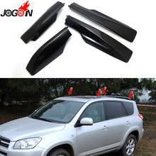 4pcs For Toyota RAV4 XA20 XA30 2001-2006 2007 2008 2009 2010 2011 2012 Black Car Roof Rack Cover Bar Rail End Replacement Shell 2024 - buy cheap