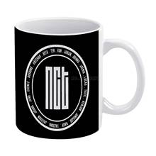 NCT-taza de café blanca OT18, regalo para niña, té, leche, Nct, Kpop, Nct, 127, Nct, Nct Dream, Nct, música coreana, hip hop coreano 2024 - compra barato