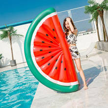 185*79cm Watermelon floating row Inflatable Swimming Ring for Pool Adult Swimming Ring Float Swim Circle Toys Beach Party Supply 2024 - buy cheap