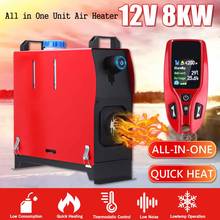 All in One Car Heater Heating 12V 8000W Diesels Air Parking Heater New Remote control Parking Warmer For Car Truck Bus Boat RV 2024 - buy cheap