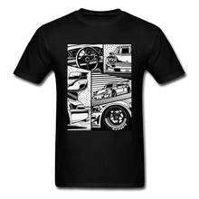 Japanese Car Details Structure  Tshirts Auto Car Summer Fall 100% Cotton O-Neck Men T Shirt Short Sleeve Printed Clothes 2024 - buy cheap