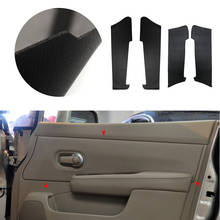 4pcs Car Microfiber Leather Interior Door Panel Cover Trim For Nissan Tiida 2005 2006 2007 2008 2024 - buy cheap