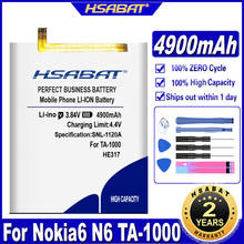 Аккумулятор HSABAT HE317 4900 мАч для Nokia 6, для Nokia6 N6 TA-1000 TA-1003 TA-1021 TA-1025 TA-1033 TA-1039 TA- 2024 - купить недорого