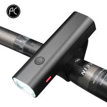 PCycling-luz LED para bicicleta, linterna de aleación de aluminio recargable por USB, resistente al agua, CREE, luz delantera de Ciclismo de 400 lúmenes, 3 modos 2024 - compra barato