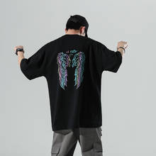 Summer New T-shirt Men Fashion Print Hip Hop Top 100% Cotton Breathable High Quality T-shirt Plus Size Japanese Street Tee S-5XL 2024 - buy cheap