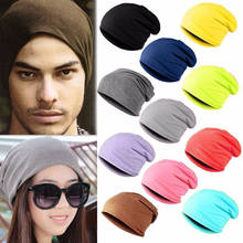 Winter Warm Hats For Women Casual Stacking Knitted Bonnet Caps Men Hats Solid Hip Hop Skullies Unisex Female Beanies 2024 - buy cheap