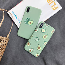 Funda de TPU con aguacate para Huawei Honor 8x max Play 8A 8C view 20 v20 8 9 10, funda de teléfono pintada para Honor 10 Lite 7x7s 7a 7c pro v10 2024 - compra barato