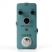 CUVAVE ODRIVE Blues Overdrive Guitar Effect Pedal Zinc Alloy Housing Electric Guitar Musical Instrument Parts Accessories 2024 - buy cheap