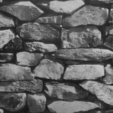 Papel de parede de vinil preto cinza, pedra, retrô, vintage, realista, rústico, fundo 3d 2024 - compre barato