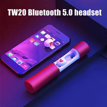 TW20 TWS Frosted Bluetooth earphones Wireless earbuds Hands free Business Earpieces Sport Headset music HIFI For all Smartphones 2024 - buy cheap