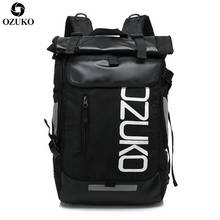 OZUKO-Mochila escolar de gran capacidad para hombre y mujer, bolso de viaje informal, impermeable, 2020 2024 - compra barato