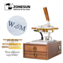 ZONESUN Multi-Function Digital Foil Hot Stamping Logo Embossing Brass Letters Label Bronzing Leather Wood Heat Press Machine 2024 - buy cheap