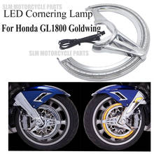 Motorcycle Accessories Chrome and Black Brake Disc Rotors Covers LED Cornering Lamp For Honda Gold Wing 1800 GL1800 F6B 2018 +Up 2024 - buy cheap