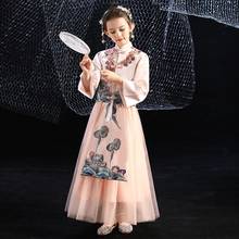 Chinese Tutu Dress For Girls Dresses Kids Clothes Wedding Events Flower Girl Dress Birthday Party Costumes Children Clothing 2024 - buy cheap