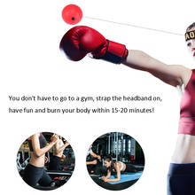 Boxing Reflex Speed Boxing Golfer Eye Training Set Head-Mounted Boxing Reflex Ball Improve Reaction Force Training Tool 2024 - buy cheap