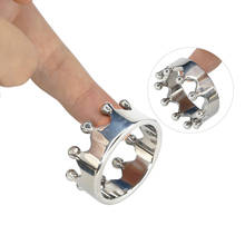 Мужское кольцо высокого качества головки кольцо Металлическое кольцо для члена Нержавеющая сталь головки Кольцо бондаж Секс-игрушки для мужчин; кольцо на пенис 2024 - купить недорого