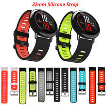 22mm esporte banda de silicone para huawei assista gt gt2 pro honra magic2 46mm pulseira de pulso samsung galaxy assista 46 engrenagem s3 cinto 2024 - compre barato