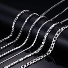Vnox 20inch Chain Necklace for Women Men 316l Stainless Steel Jewelry Not Fade 2024 - buy cheap