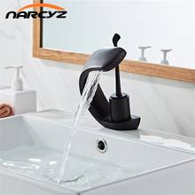 Grifo de lavabo Retro, nuevo y creativo, manija única, negro, mezclador de agua caliente y fría, grúa, B616 2024 - compra barato