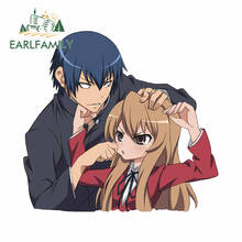 EARLFAMILY 13cm x 12cm For Toradora Car Stickers Refrigerator Decal Waterproof Funny Sticker Vinyl Material Occlusion Scratch 2024 - buy cheap