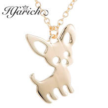 Hfarich-collar con colgantes de chiwawa para mujer, gargantilla de acero inoxidable hueca, joyería femenina de Anime, regalos finos 2024 - compra barato