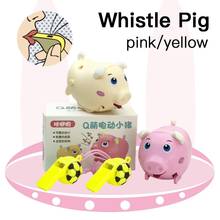 Electric Small whistle Pig Cute Electric Music Walking Pig Toy LED Electronic Pets Toy Kids Educational Toy 2024 - buy cheap
