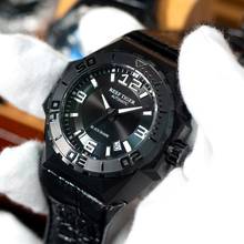 Reef Tiger/RT-relojes deportivos para hombre, reloj mecánico automático de color negro, militar, con correa de cuero, Masculino, RGA6903 2024 - compra barato
