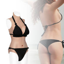 CYOMI S/M Size Upgraded Silicone Triangle Bikini Tights fake boobs fake Vagina Realistic Nipple for Drag Queen Transgender 2024 - buy cheap