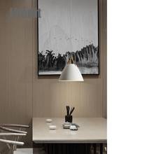 Luminária suspensa de led moderna, minimalista, estilo nórdico, luz de jantar, lâmpadas de techo, colgante moderna, decoração de casa 2024 - compre barato