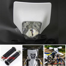 Papanda Motocross Headlight Supermoto Headlamp Fairing Dual Sport for FE 250 350 450 501 TX 125 TE 125 150 250 300 2024 - buy cheap