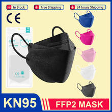 Корейская маска KN95 Fish PM2.5 FFP2 маска респираторная защитная маска kn95mask mascarilla ffp2 homologada espana многоразовая ffp3mask 2024 - купить недорого