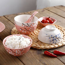4.5 inch Japanese underglaze millet rice bowl ceramic noodle bowl tableware hotel restaurant household 2024 - buy cheap