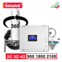 Lintratek-amplificador de señal móvil 2G, 3G, 4G, 900, 1800, 2100, GSM, UMTS, LTE, Internet, repetidor, Kit de antena Omni 2024 - compra barato