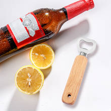 Деревянная Ручная барменная открывалка для бутылок вино пиво содовая кола стеклянная крышка открывалка для бутылок Инструменты для кухонных баров 2024 - купить недорого
