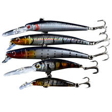New 5pcs/Set Fishing Lures Mixed 5 Different Style Minnow Model High Quality Carp Wobblers Fishing Tackle Artificial Hard Bait 2024 - buy cheap