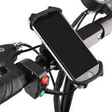 Universal Bicycle Bike Handlebar Mount Non Slip Silicone Phone Holder Cradle Stand for 4-5.5 inch Cell Phones 2024 - buy cheap