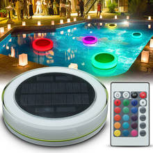 7 Colors Solar RGB Underwater Lamp LED Garden Pond Light Outdoor Swimming Pool Floating Light Party Swimming Pool Light 2024 - buy cheap