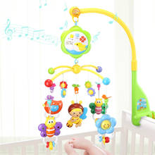 Green Cartoon Baby Rattles Toys Educational 0 12 Months Baby Mobile Crib Whirling Gift Jugetes Para s Sensory Toys AC50YL 2024 - buy cheap