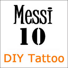 Tatuagem adesiva temporária personalizada, tatuagem diy com nome pessoal, à prova d'água, tattoo flash 2024 - compre barato