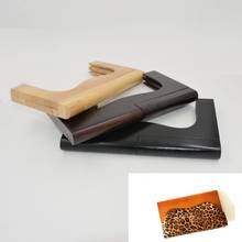 Size 20*10.5cm Wooden Purse Bag Handle Oem Welcome Fashion Diy Bag Accessories Wholesale Wooden Purse Frame 2024 - buy cheap