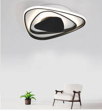 Post-modern Minimalist Ultra-thin Ceiling light Triangle Home LED black white Lamp Living room Bedroom decor Light fixture 2024 - buy cheap