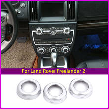 Estilo de carro para land rover freelander 2, acessório de decoração com botão de volume e ar condicionado 2024 - compre barato
