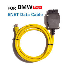 ESYS ENET Cable BMW Ethernet to OBD2 16Pin Interface RJ45 Metal Connector ESYS 3.23.4 V50.3 Data E-SYS ICOM Coding F-Serie 2024 - buy cheap