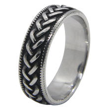 Anillo de Chian de acero inoxidable 316L para hombre y mujer, sortija Unisex de fiesta, 1 unidad, tamaño 7-12 2024 - compra barato