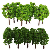 40x1:150 N Масштаб Окрашенные модели деревьев железнодорожный пейзаж DIY игрушка подарок 2024 - купить недорого